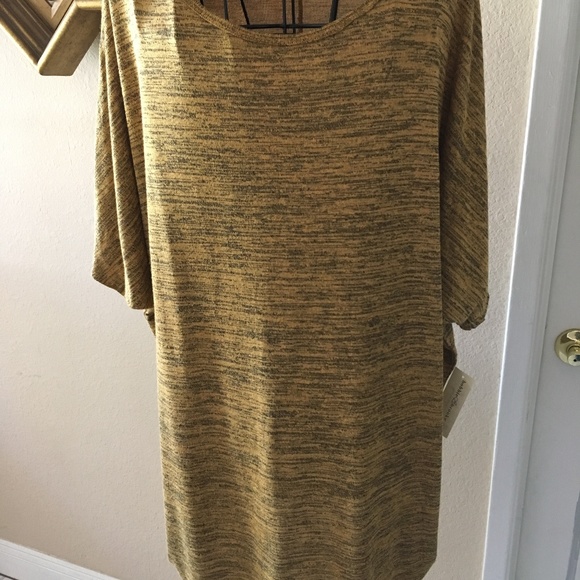 Bobbi Brooks Mustard Plus Size Shirt Blouse Top 2X - Picture 3 of 5